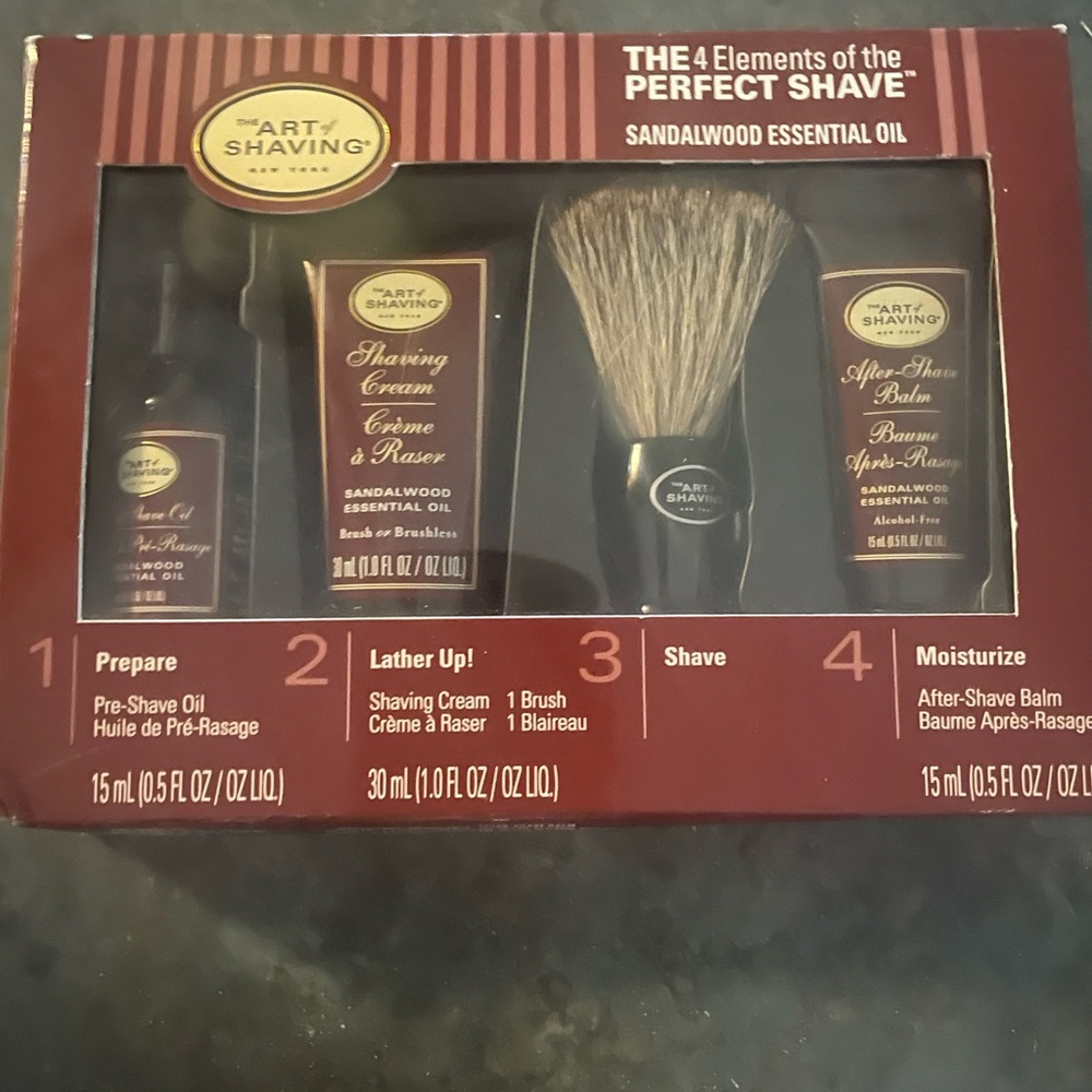 Sandalwood art of shaving Kit -
